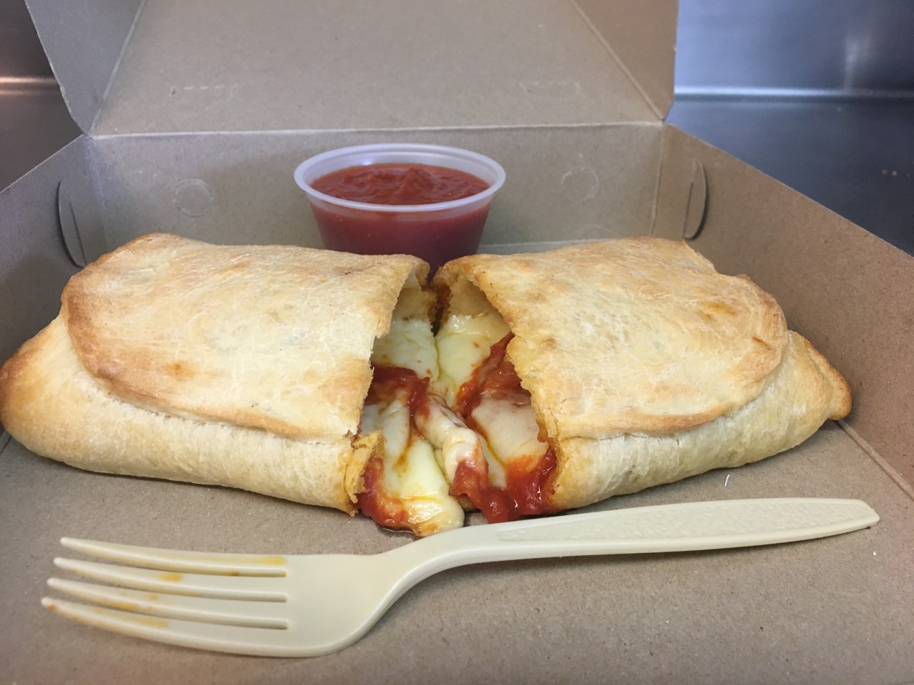 Mary’s Pizza fundraiser food display